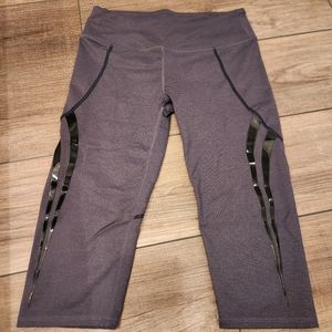 Fabletics workout leggings Gray small